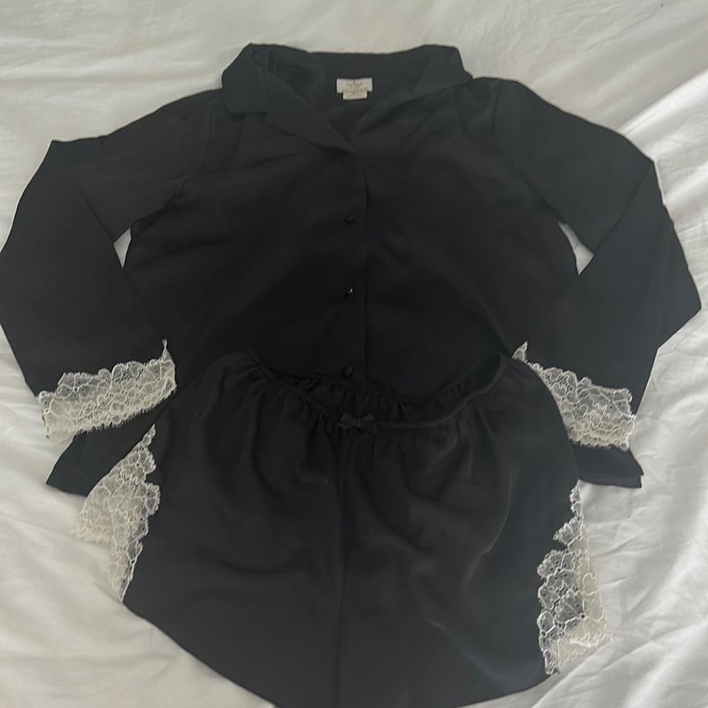 kate spade intimate silk sleeping set